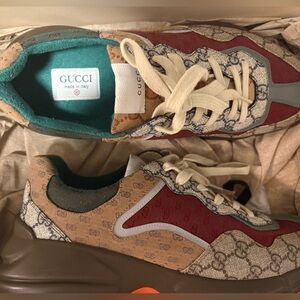 Gucci Rhyton “beige brick red”